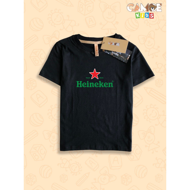 Kaos Anak KIDS Heineken logo