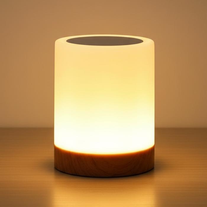 Philips - Lampu Tidur Led Rechargeable 6 Warna Cahaya Dengan Sensor Sentuh & Remote Control