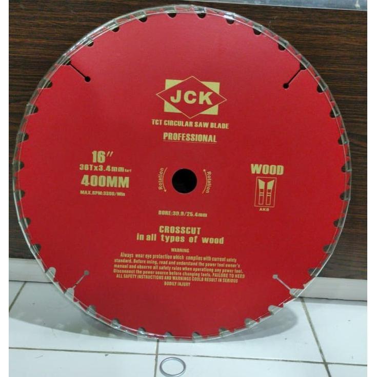 JCK 16" x 36T Cross Cut Circular Saw - Gergaji Bulat tanduk HEAVY DUTY