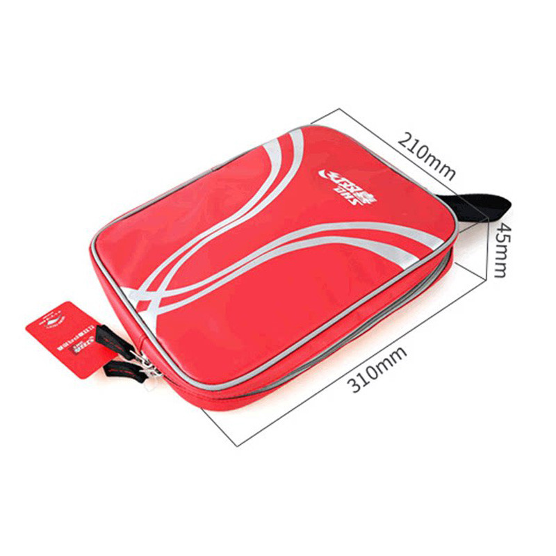 Original DHS Table Tennis Racket Bag Ping Pong Bat Case (Big Capacity)