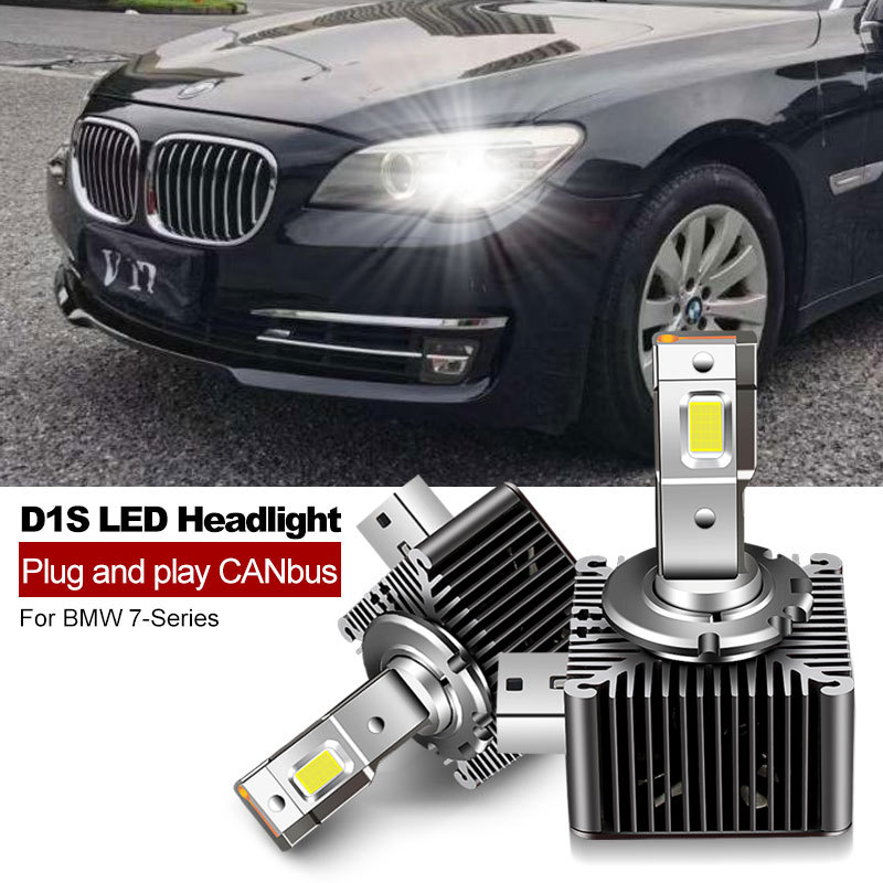 2X CANbus Car LED Headlight D1S D1R 32000LM Bulb Kit to Replace HID Conversion Lamps For  7-Series E