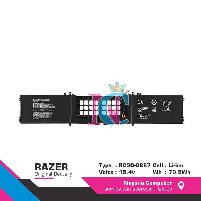 Baterai Laptop Razer Blade pro 17 2019 RTX 2070 RZ09-0329 RC30-0287
