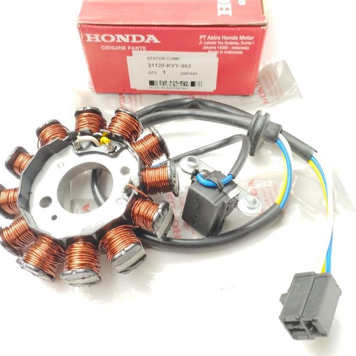 SPULL SPUL ASSY STATOR STATER STARTER MOTOR KARBU HONDA BEAT SCOOPY