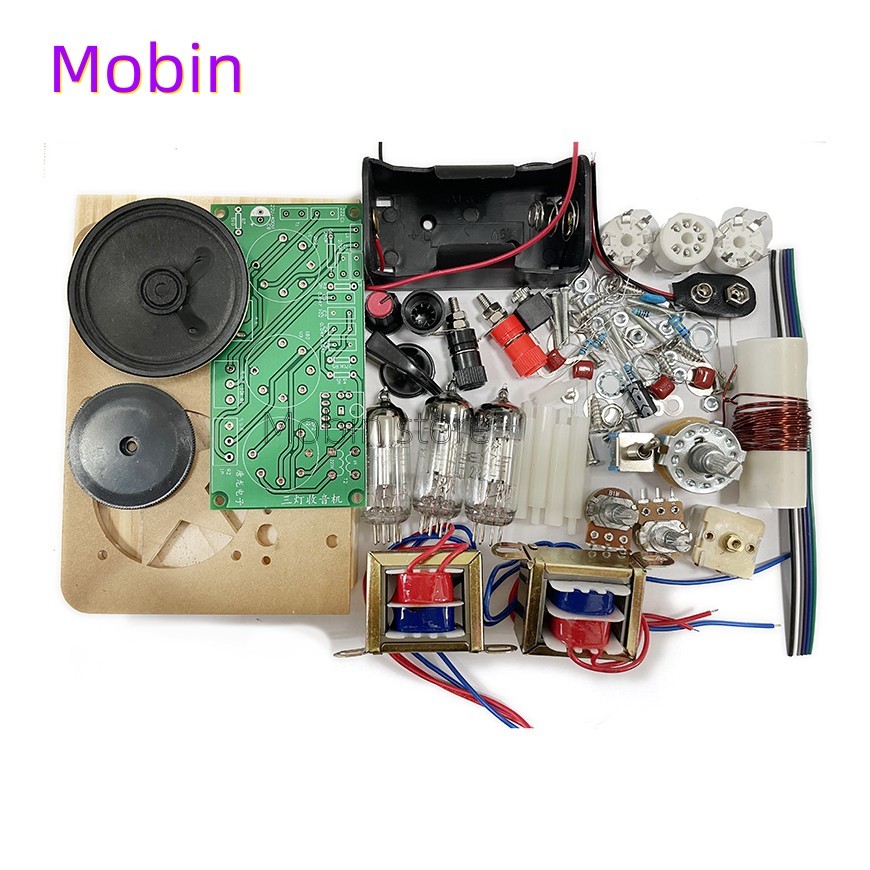 1PCS/LOT Five Wave Band Three Lamp Tube Shortwave Radio Kit With Base Kit Three Light Tube Short Wav