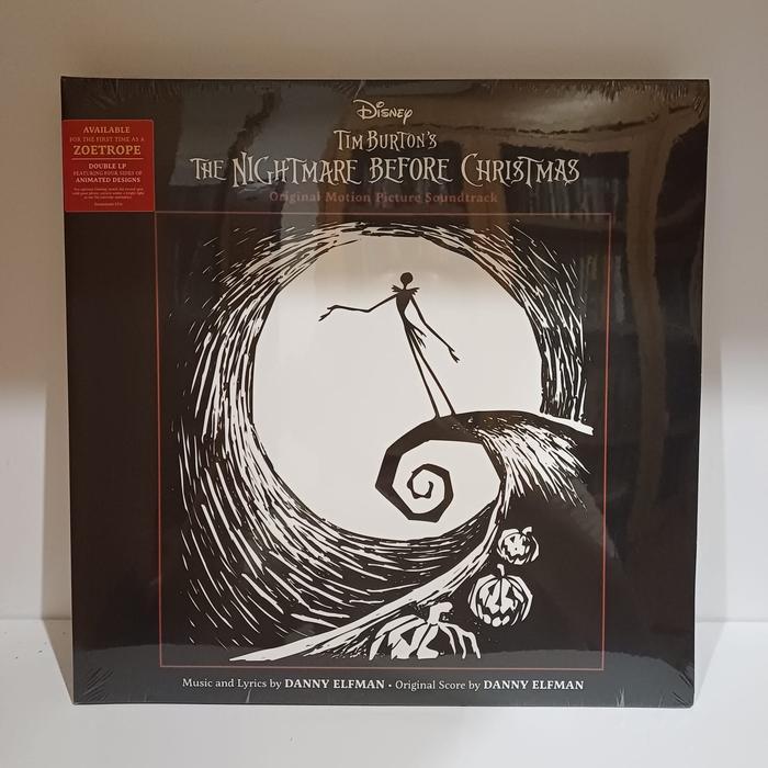 Vinyl LP Tim Burton's The Nightmare Before Christmas OST Zoetrope