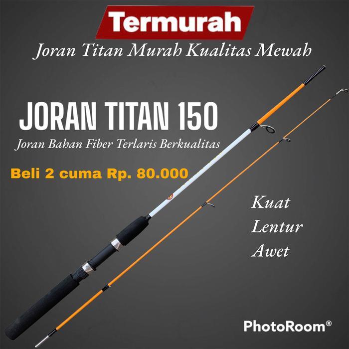 TERMURAH JORAN TITAN FIBER SOLID KUAT LENTUR pancing reel