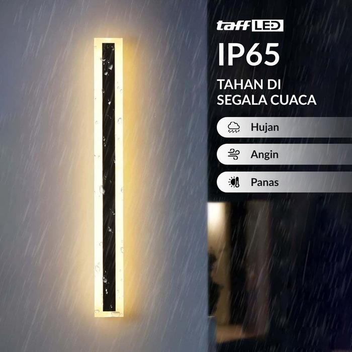 LAMPU HIAS TEMPEL DINDING OUTDOOR PANJANG LINEAR LONG STRIP LED DEKORASI DINDING MODERN MINIMALIS