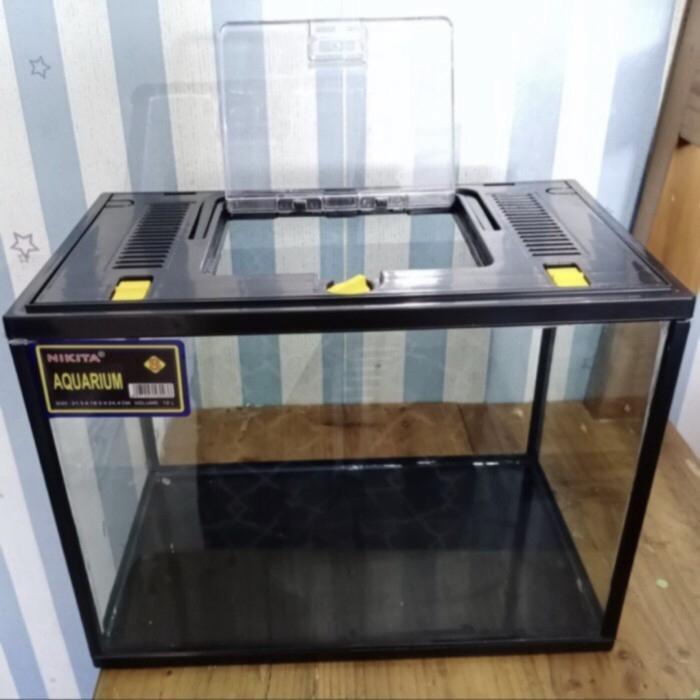 Premium Ready Ya Aquarium Set Akrilik Nikita P60Cm X30X36,5 Cm Khusus Gojek/ Grab Bahan Accrylic
