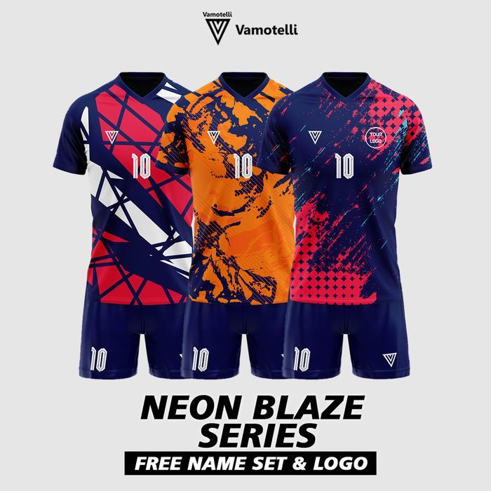Baju Bola Stelan Futsal Bola Jersey - Vamotelli (Design Sublim #31)