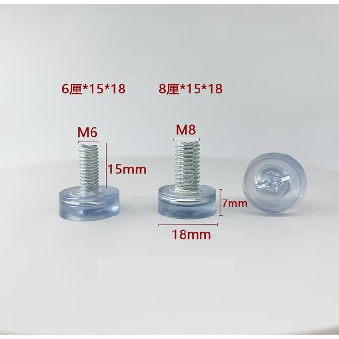 Kaki Karet Stabil Meja Furniture M6 M8 Adjuster / Baut M8 M6 Kaki Meja