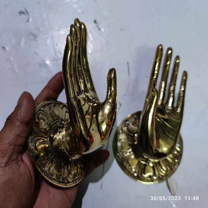 hook hanger hand gold