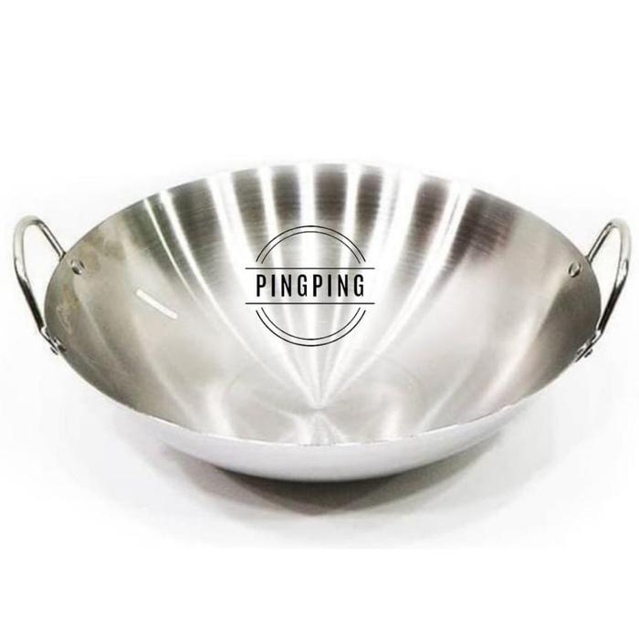 [ BISA COD ] WAJAN/KUALI STAINLESS STEEL/WAJAN PENGGORENGAN SUS 304/PENGGORENGAN WAJAN/KUALI