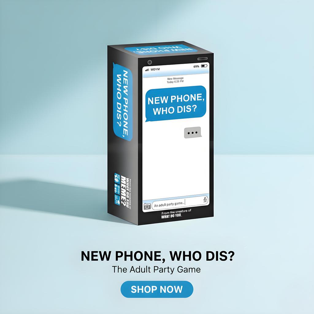 New Phone, Who Dis? Texting Card Game for Adults, Themed Party Game, Fun Icebreaker for Adults,