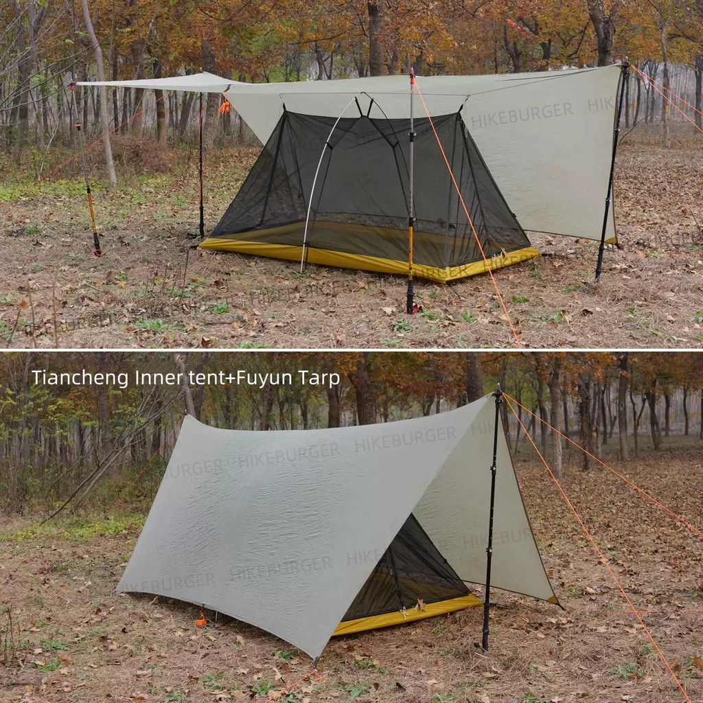 Knot Gear Tiancheng 2P Inner Tent Outdoor Camping Ultralight Tarp Tent A-shped Tarp Tent Waterproof
