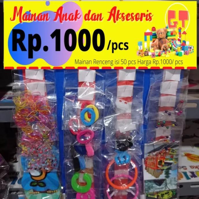 Thebest- mainan rencengan serba 1000,mainan renteng murah