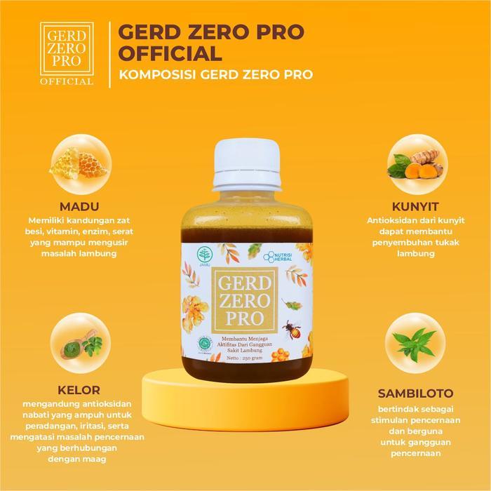 "New" Gerd Zero Pro - Solusi Alami Tuntaskan Asam Lambung & GERD