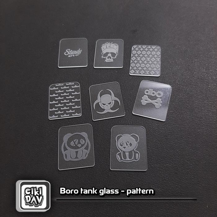 Boro Tank Glass Motif Kaca Boro