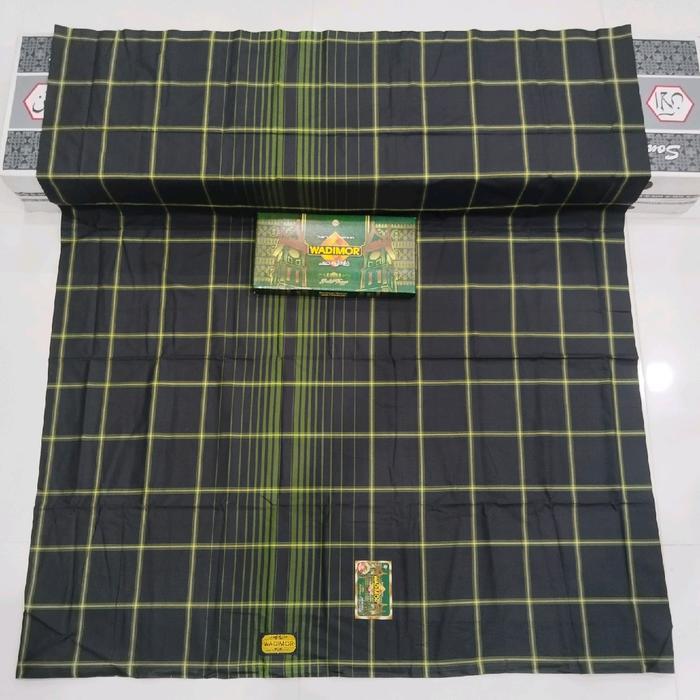 Sarung Wadimor Bukit Tinggi Motip Kotak Sarung Pria Dewasa Motif