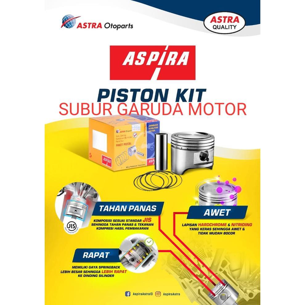Seher Piston Kit Supra X 125 Lama Karisma Kph Merk Aspira Kualitas Ori