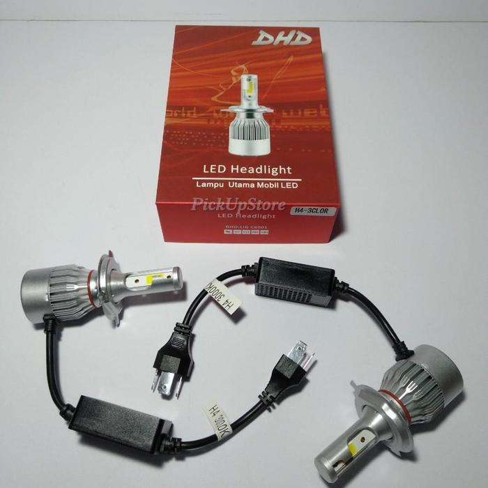 LED Headlight Lampu Utama Mobil DHD H4