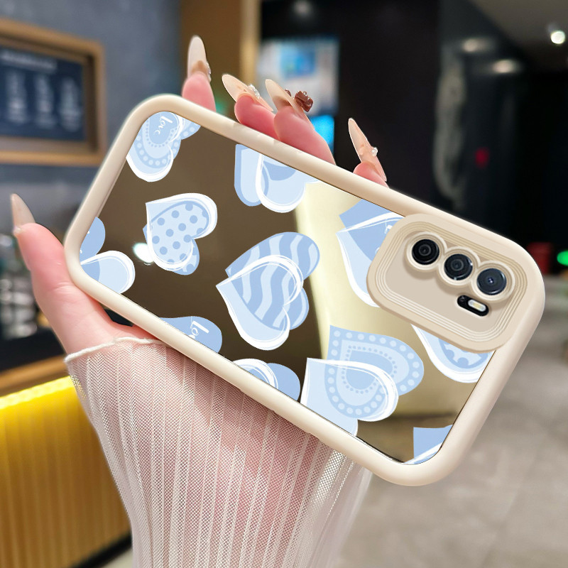 Casing Hp untuk OPPO A16 A16s A54s Case Casing HP Softcase ponsel silikon Kasing lembut anti Cermin 