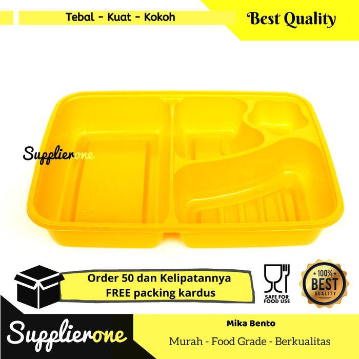 Mika Bento isi 50 / Plastik Bento / Tray Bento / Kemasan Bento / Wadah Bento