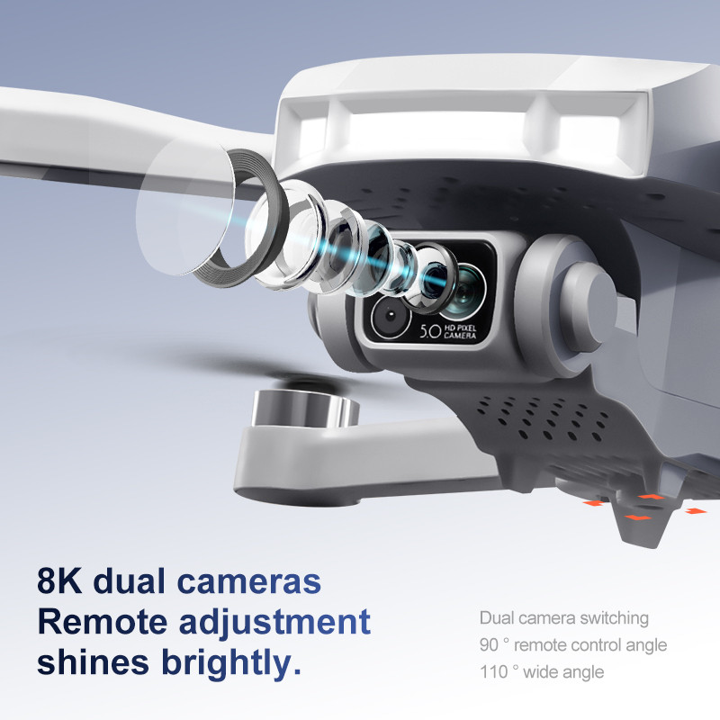 4DRC V34 Drone with Screen Remote Control GPS Professional 8k HD Camera Drone 5G WIFI Brushless