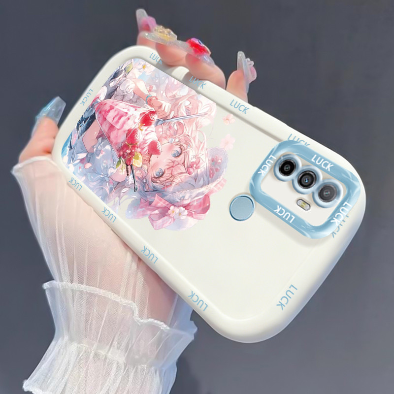 Casing Hp untuk OPPO A53 2020 A33 2020 A53s A32 A11s Case Beautiful anime girl Kasing silikon Cesing