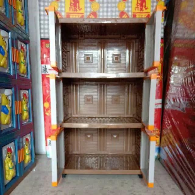 Lemari Plastik Club Medium Besar 3 Susun