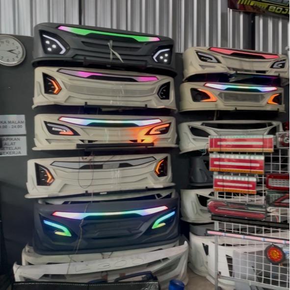 PROMO SALE Bemper Depan Patriot & JB5 Truk & Pickup Plat Besi Tebal Poxy Finish - Car Kendaraan deng