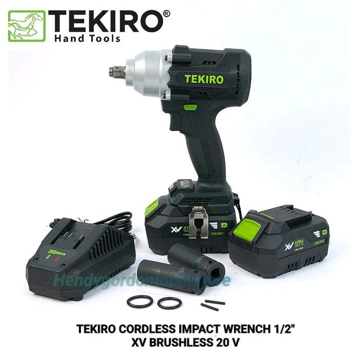TEKIRO Cordless Impact wrench 1/2" XV Brushless 20 V Original Impact Tekiro