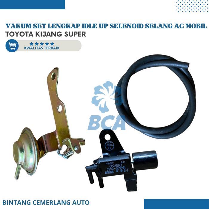 Terlaris Vakum Set Idle Up - Selenoid - Selang Vacum Ac Mobil Kijang Super