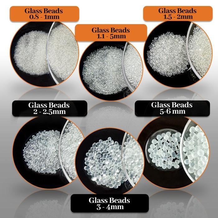 Pasir Sandblasting Purfequ Glass Beads 2.0 - 2.5 MM (1KG)