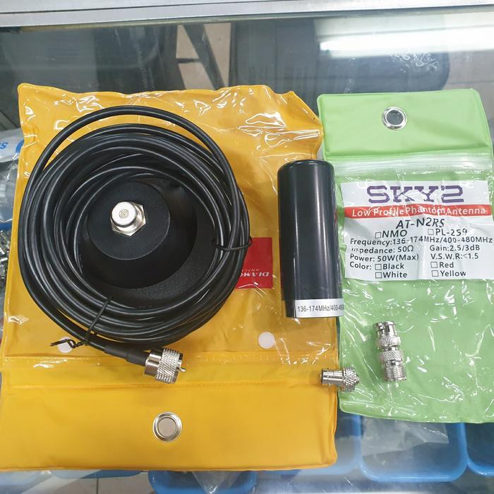 Paket Antena HT & RIG Mini Sky Dual Band