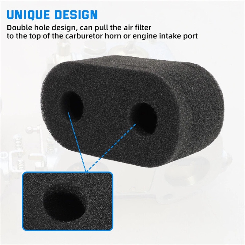 2Pcs For Trumpet Weber Dcoe Dellorto Jenvey Foam Carb Sock Air Filters Double Carburetor Sock Style