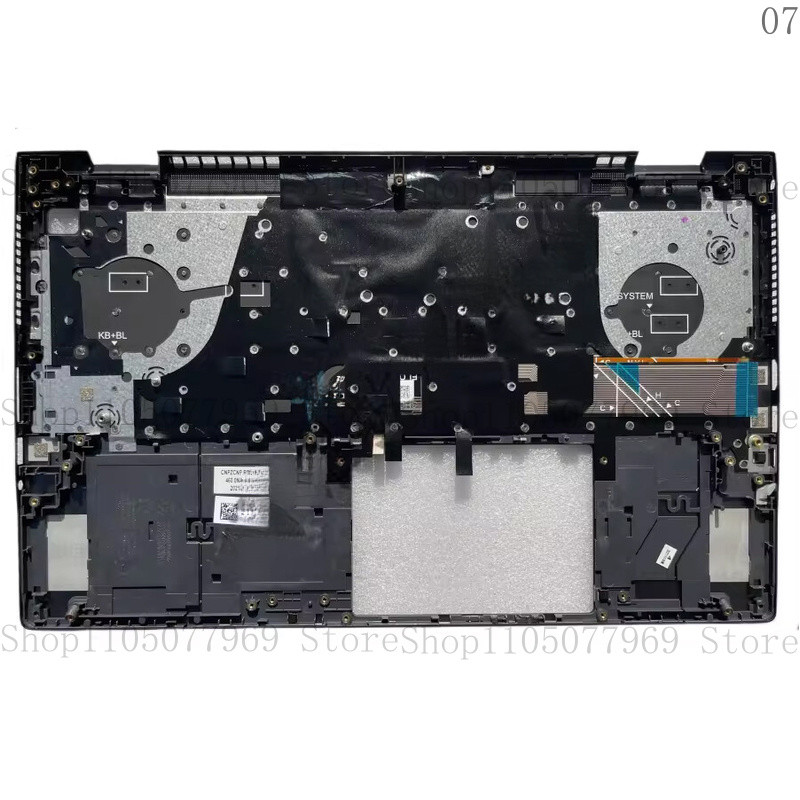 ZB New Palmrest Upper Case w/US Backlit Keyboard For Dell Vostro 7510 V7510 XV1DW