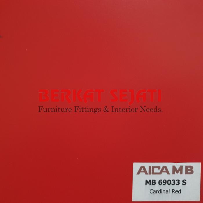 AICA HPL AICA MB 69033 S - CARDINAL RED MERAH - SOLID .