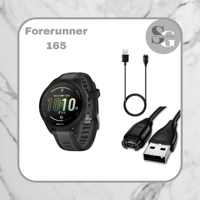 Terbaik Best Quality 100% Original Charger Cable Smart Watch Garmin Forerunner 165 Kabel Casan Jam
