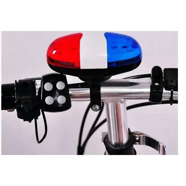 BELL / KLAKSON SEPEDA 4 SIRINE POLICE SOUND + LAMPU