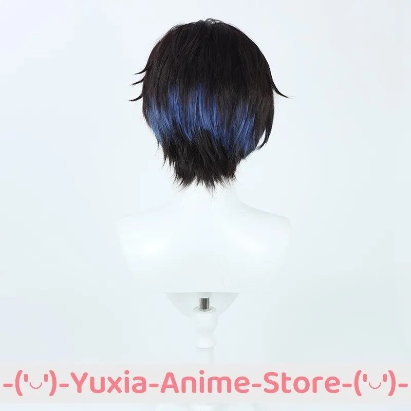 PARADOX LIVE PHANTOM LUCK INUKAI YUTO COSPLAY WIG AND CAP ANIME ROLEPLAY WIGS PARTY PROP SYNTHETIC