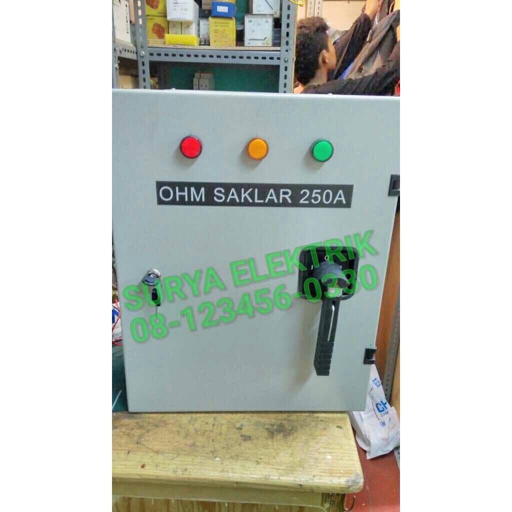 ohm saklar cos handle genset pln sircover merk NRK bkn socomec 250a