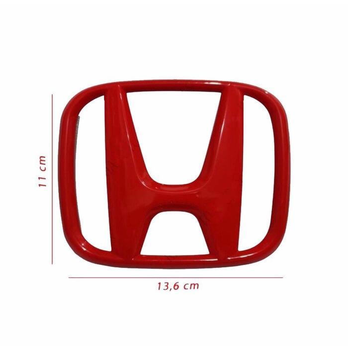 Logo Emblem All New Brio Depan-Merah