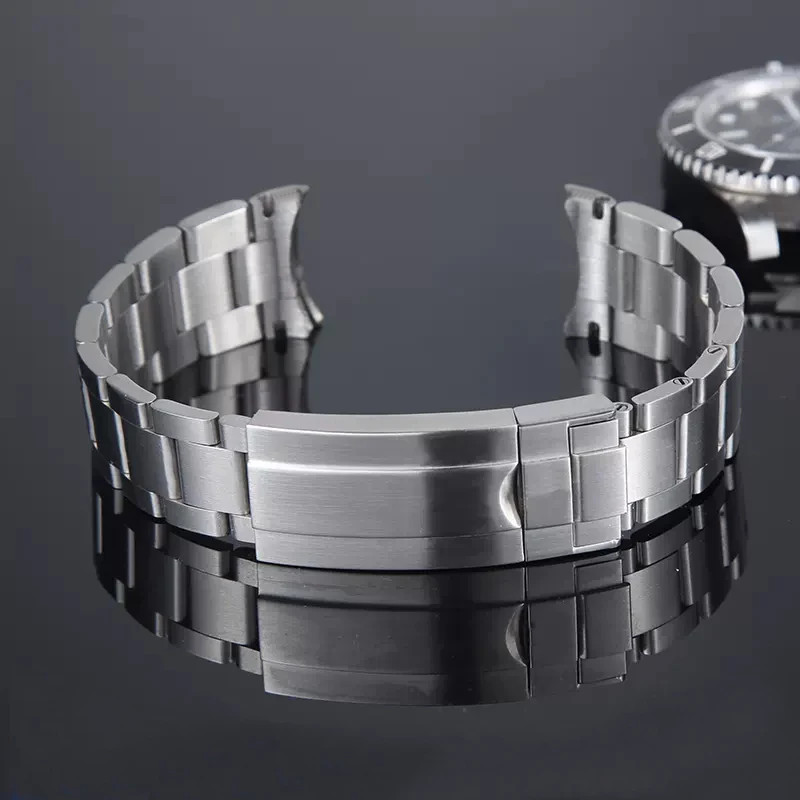 904LSolid stainless teel watchband For Rolex Daytona Oyster 21mm 20mm Perpetual Submariner for NH35