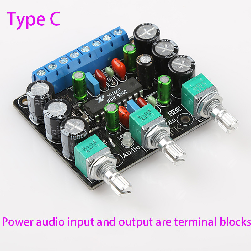 Amplifier XR1075 Preamp Tone Board BBE Digital Audio Power Amplifier Front-end Processor