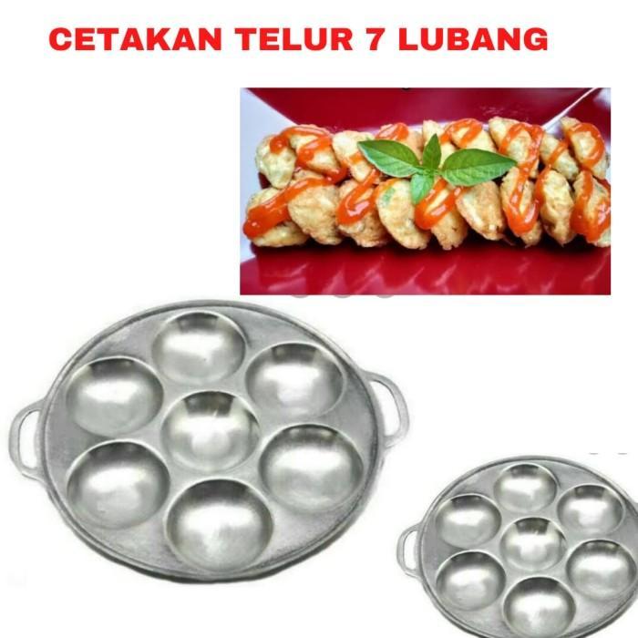 SK - 1 PC [CT-7L] ORI 100% Cetakan Telur Puyuh Kue Cubit 7 LUBANG Telor Maklor Takoyaki PALING MURAH