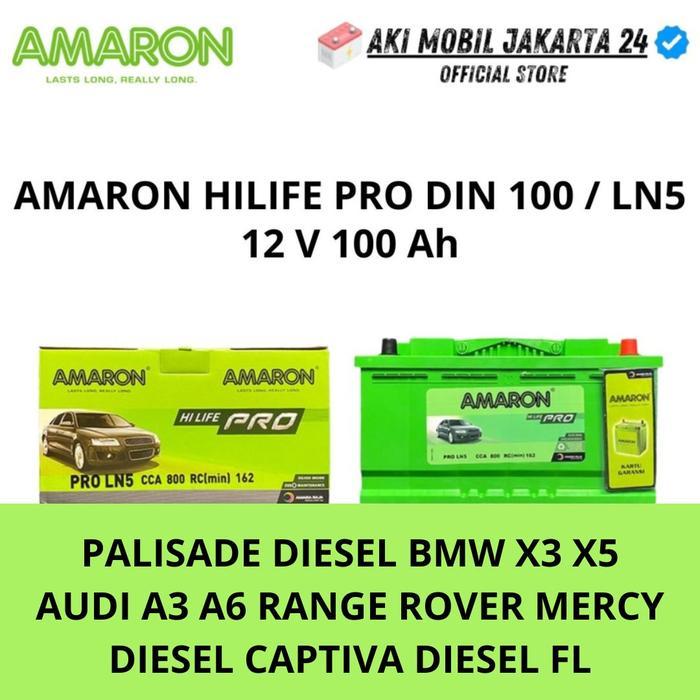 Premium Aki Amaron Din 100 CAPTIVA DIESEL 12 V 100 Ah PALISADE DIESEL
