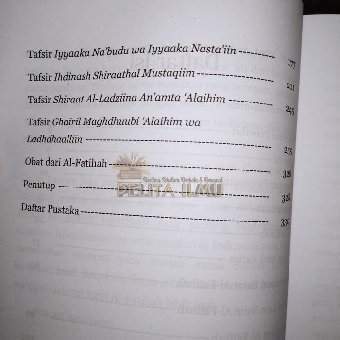 Buku Samudera Al-Fatihah - Terjemah, Tafsir Dan Pendalaman Isi, Saripati Dan Mutiara Hikmah Tak