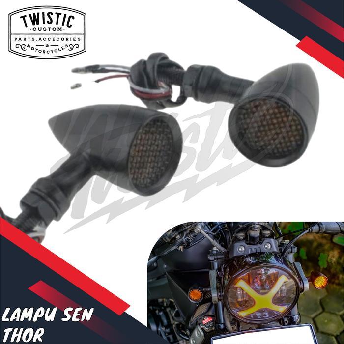 Lampu Sen Sein LED Thor Classic Retro Japstyle Kawasaki W175 CB