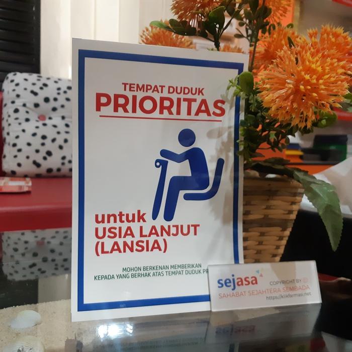 Stiker Khusus Pasien Prioritas