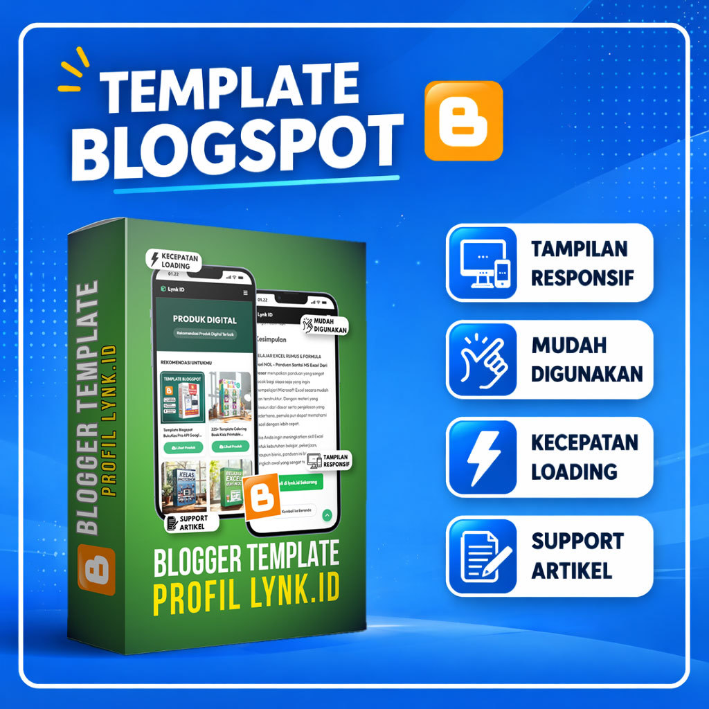 Template Blogger Profil Lynk.id V1